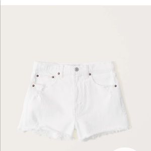 Abercrombie mom high rise shorts